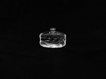 De aangepaste van het het Parfumglas van 100ml Appliqué Duidelijke Flessen en de Kruiken