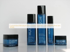 Gepersonaliseerde Miniatuur Flint Cream Cosmetische Glasflessen En Potten 145ML