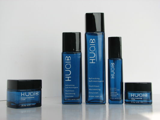 Gepersonaliseerde Miniatuur Flint Cream Cosmetische Glasflessen En Potten 145ML